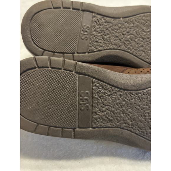 SAS Shoes Free Time Mens 9 D Brown Leather Suede Cushioned Replacement Insole - Picture 8 of 9